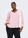 CARVICA LIFE L/S V-HALS TOPP WVN NOOS