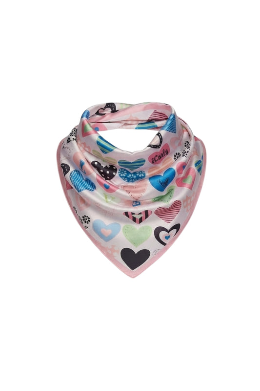 VaSkjerf BA3335 - Skjerf med hjerteprint