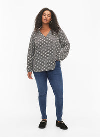 ZiCAANNI - L/S - V-NECK SHIRT