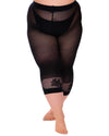 PM50Denier Capri Tights with Lace