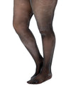All Over Glitter Gold / Silver CURVY Tights