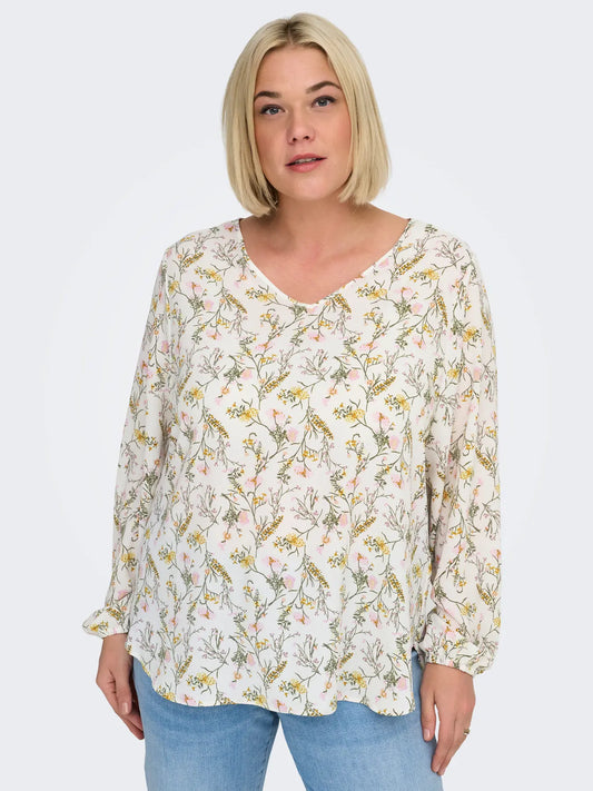 CARVICA LIFE L/S V-HALS TOPP WVN NOOS
