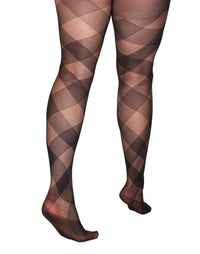 PMDiamond Check Curvy Super Stretch Tights