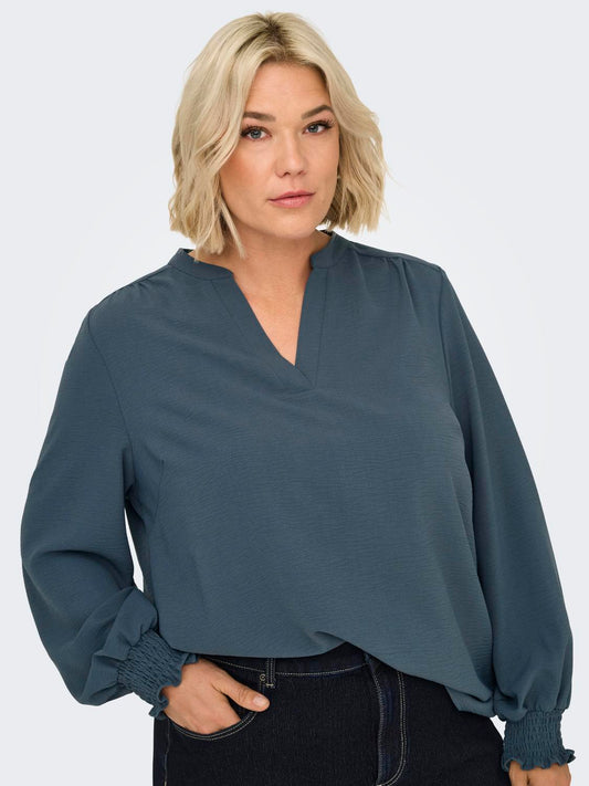 CARMETTA - LIFE V-NECK TOP - NOOS