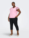 CarMacy -  Bluse med Blondeærmer