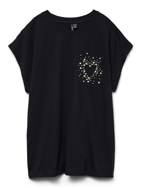 VMCFiline - T-shirt med perler