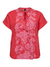 VmcTippe - Bluse Med Blomstret Print