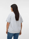 VmcSimone - Sweat T-shirt - Light Grey Melange