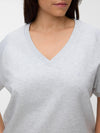 VmcSimone - Sweat T-shirt - Light Grey Melange