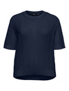 MC Lux Light Kortermet Strikk O-Neck Pullover Curve
