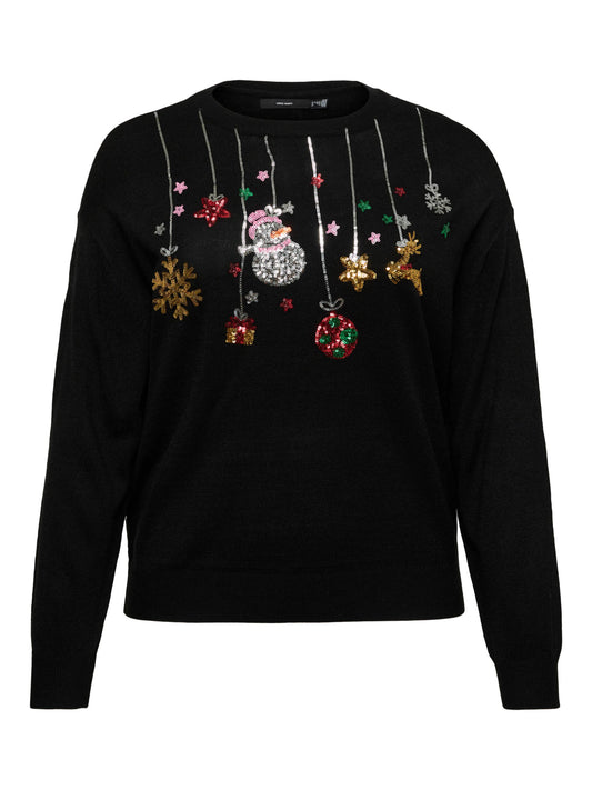 VmcNew - Julesweater med Pailletter