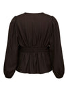 VmcMelaney - V-Hals Bluse - Brun