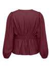 VmcMelaney - V-Hals Bluse - Rød