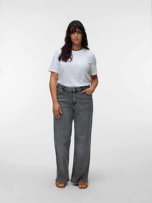 VmcMari - Tessa Hr Wide Jeans Grey Denim