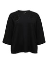 VmcNia - 2/4 Sweatshirt med Palietter