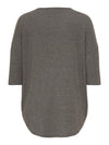 CarLamour - Bluse - Coffee Bean Melange - NOOS