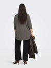 CarLamour - Bluse - Coffee Bean Melange - NOOS