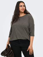 CarLamour - Bluse - Coffee Bean Melange - NOOS