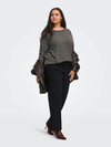 CarLamour - Bluse - Coffee Bean Melange - NOOS