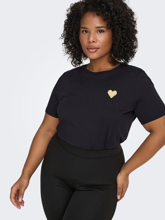 CARKITA - T-Shirt med Hjerte