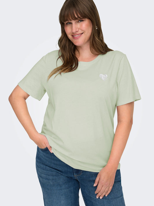 CARKITA - T-Shirt med Hjerte
