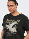 CarLucy - T-shirt med Print - NOOS