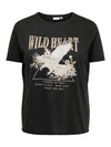 CarLucy - T-shirt med Print - NOOS
