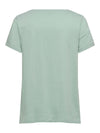 CARBONNIE -T-shirt med A-form- NOOS