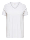 CARBONNIE -T-shirt med A-form- NOOS