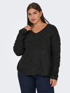 CarCamilla - Mørkegrå Pullover Strik