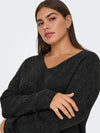 CarCamilla - Mørkegrå Pullover Strik