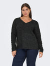 CarCamilla - Mørkegrå Pullover Strik