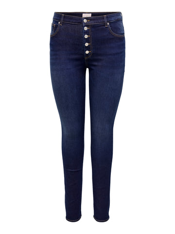 CarHush - Mørkeblå Skinny Jeans