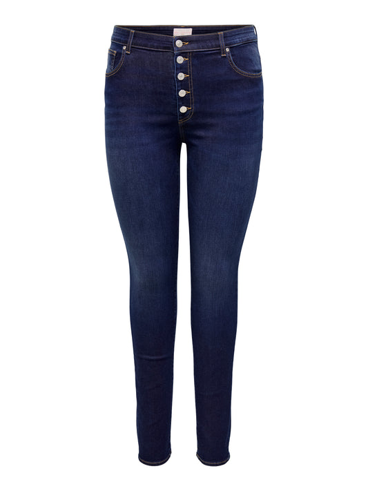 CarHush - Mørkeblå Skinny Jeans