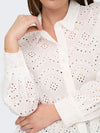 CarValais - Broderie anglaise skjorte