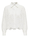 CarValais - Broderie anglaise skjorte