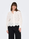 CarValais - Broderie anglaise skjorte