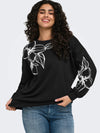 CarRodessa - Sweatshirt med Blomsterprint