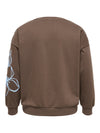 CarRodessa - Sweatshirt med Blomsterprint