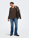 CarVica - Bluse med V-hals - NOOS