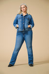 CarWilly - rhinestone denimjakke