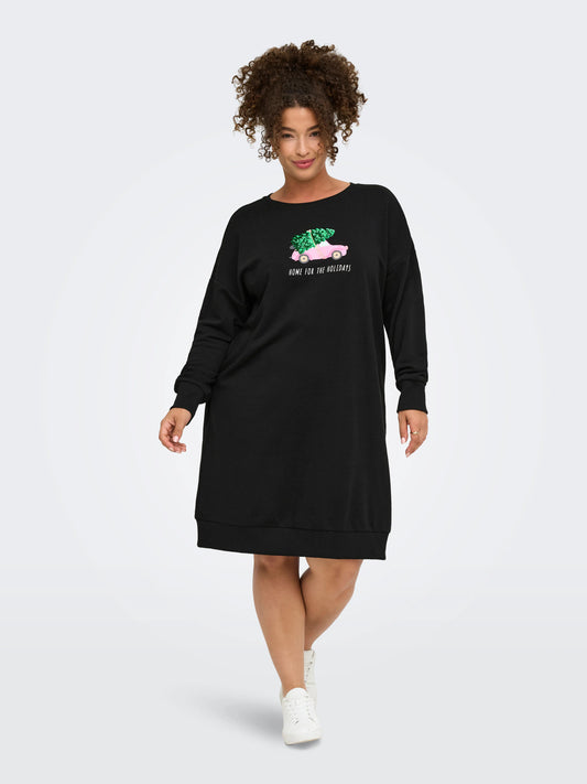 CarSanta Xmas - Midi Sweatkjole