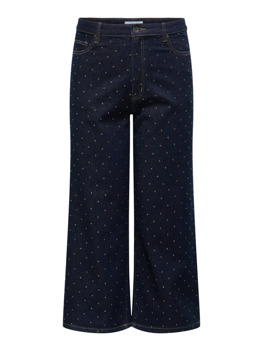 CarMadison - Vidde Jeans Med Små Nitter