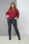 CAREMILY - Rette denimjeans med glitter