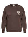 CarLauren - Sweatshirt med Print