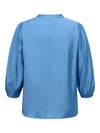 CarJoanna - 3/4 V-Hals Bluse