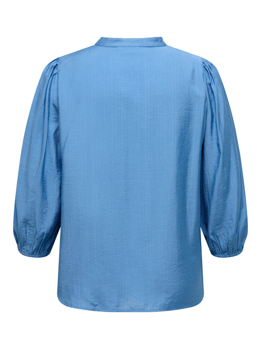 CarJoanna - 3/4 V-Hals Bluse