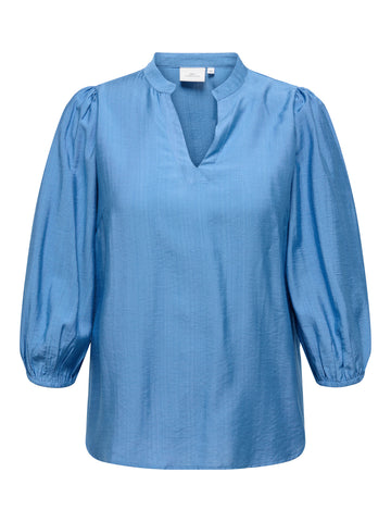 CarJoanna - 3/4 V-Hals Bluse