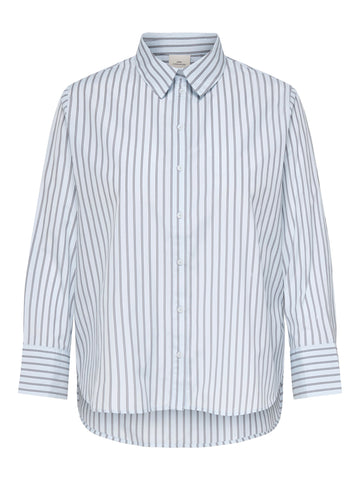CarOregon Alva - Stribet Skjorte - Navy