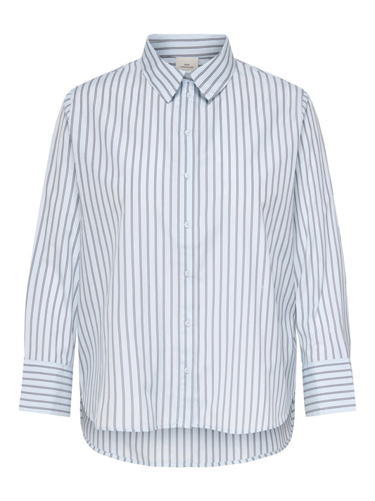 CarOregon Alva - Stribet Skjorte - Navy